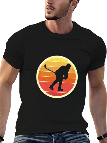 Camiseta Retro Hockey sobre Hielo