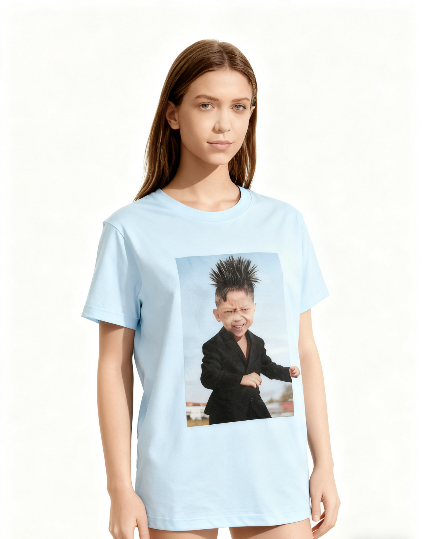 Camiseta “Grupo de Motocicletas Que Nunca Traiciona” Estilo Punk Negro