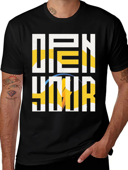 Camiseta Negra Deportiva con Diseño de Voleibol