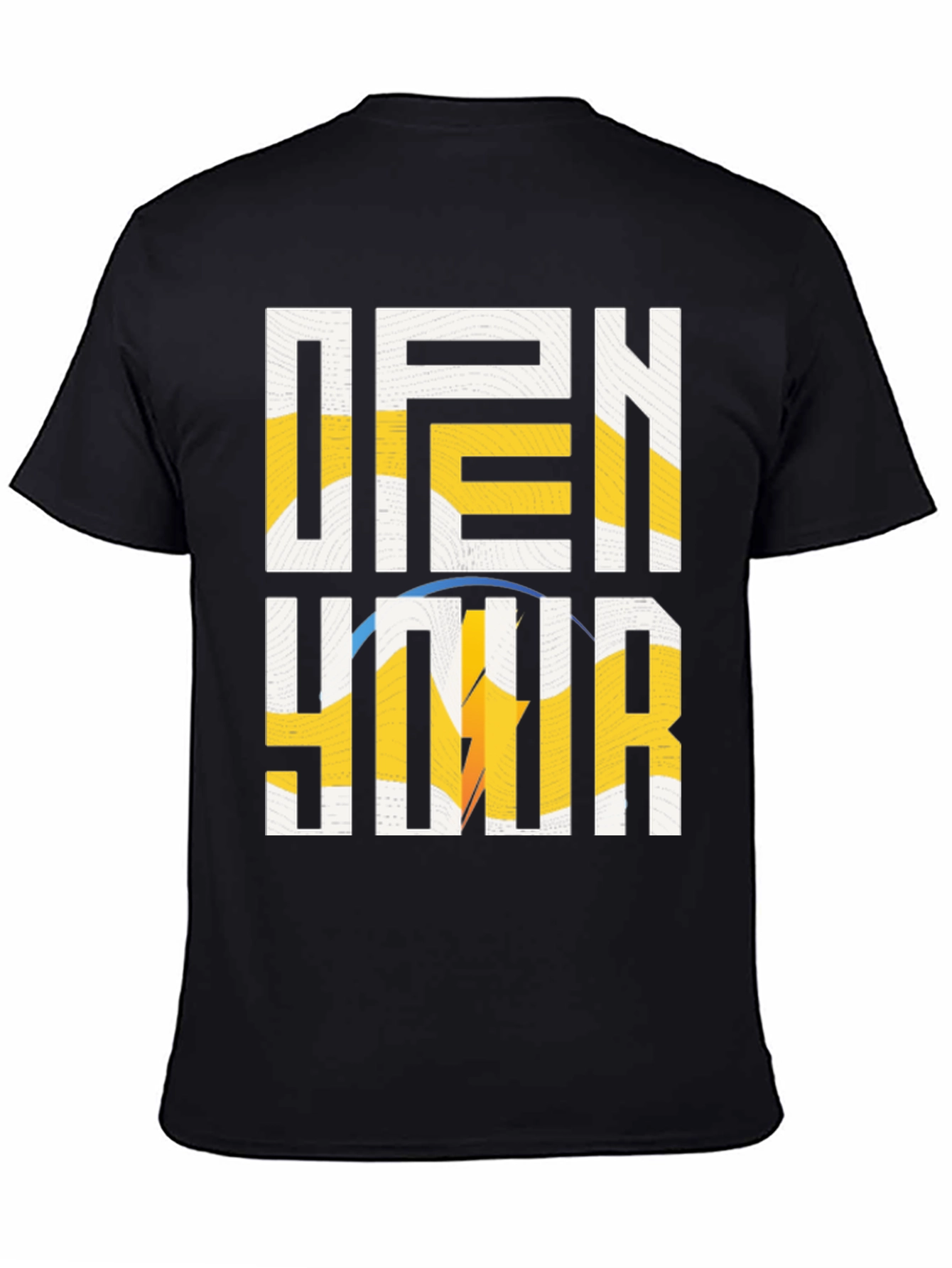 Camiseta Negra Deportiva con Diseño de Voleibol