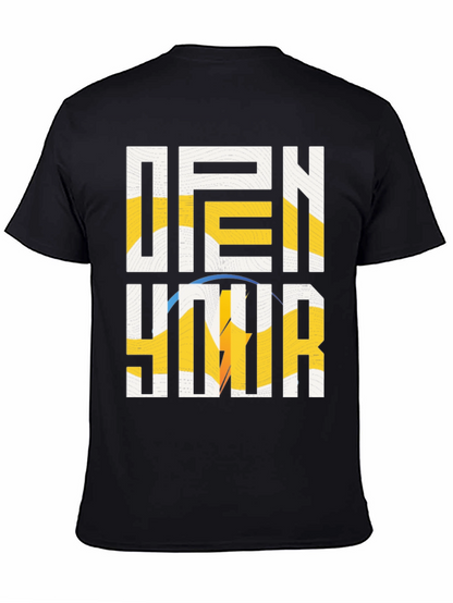 Camiseta Negra Deportiva con Diseño de Voleibol