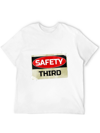 Camiseta Negra Safety Third para Hombre