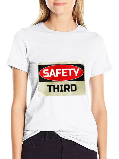 Camiseta Negra Safety Third para Hombre