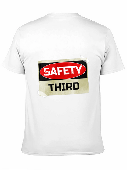 Camiseta Negra Safety Third para Hombre