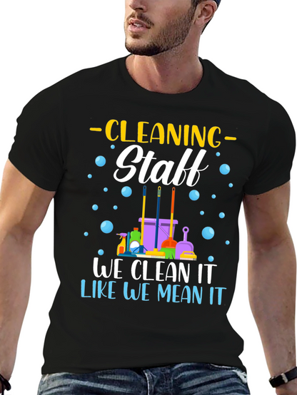 Camiseta Staff de Limpieza - Limpiamos como lo decimos