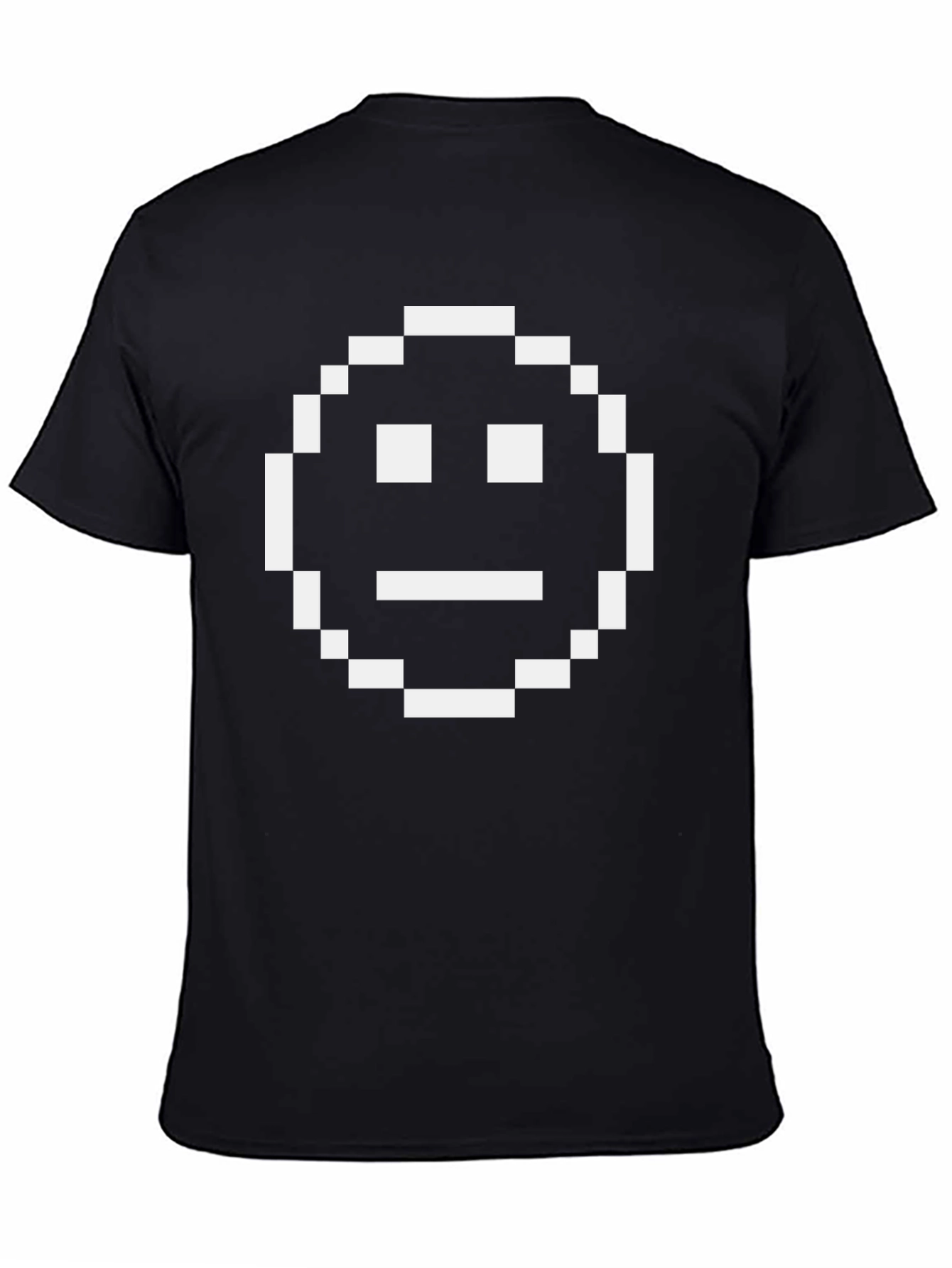 Camiseta Hombre Pixel Art Emoticono Divertido