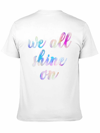 Camiseta Negra Unisex We All Shine On