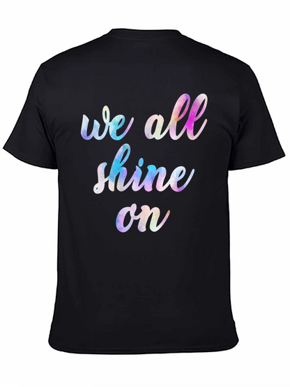 Camiseta Negra Unisex We All Shine On