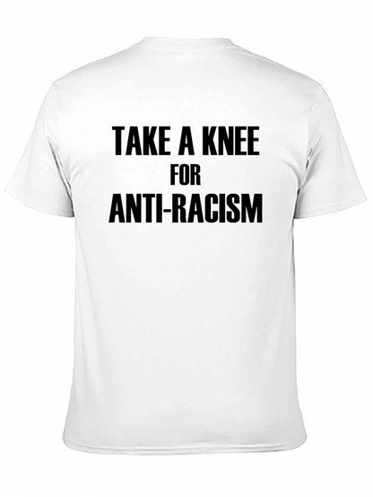 Camiseta Negra: Toma una Rodilla Contra el Racismo