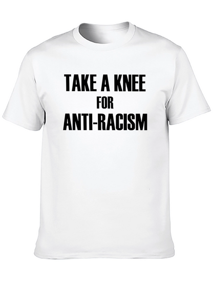 Camiseta Negra: Toma una Rodilla Contra el Racismo