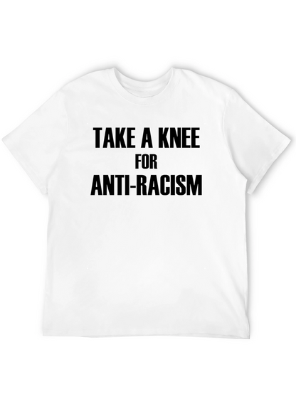 Camiseta Negra: Toma una Rodilla Contra el Racismo