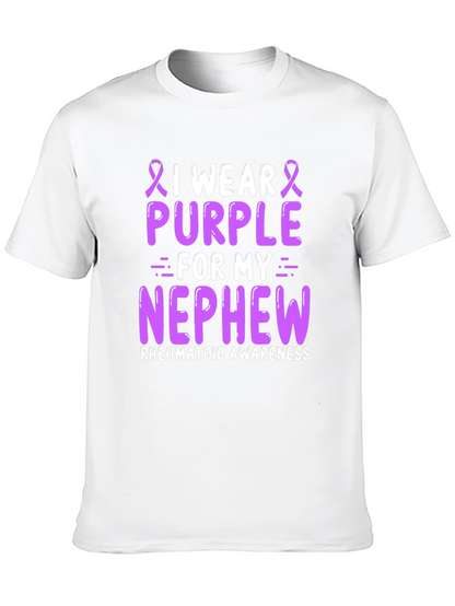 Camiseta Purple for my Nephew Concienciación Artritis