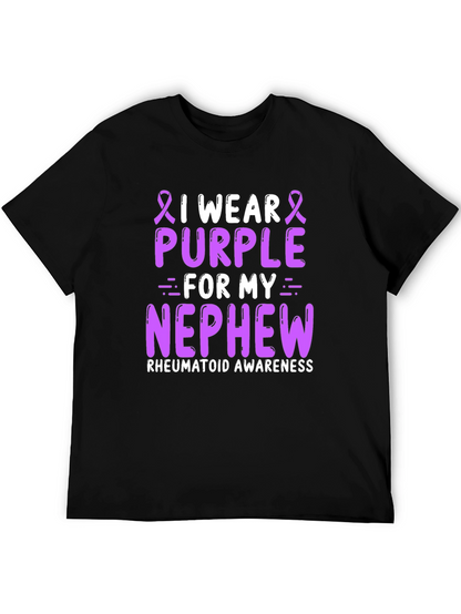 Camiseta Purple for my Nephew Concienciación Artritis