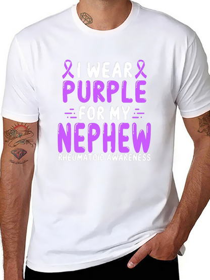 Camiseta Purple for my Nephew Concienciación Artritis
