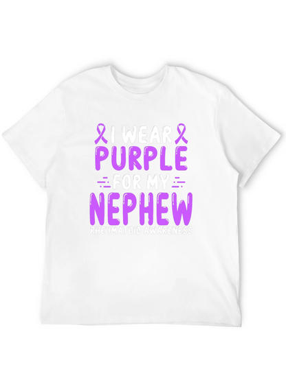 Camiseta Purple for my Nephew Concienciación Artritis