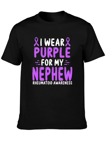 Camiseta Purple for my Nephew Concienciación Artritis