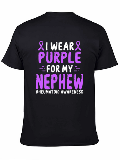 Camiseta Purple for my Nephew Concienciación Artritis