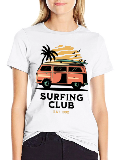 Camiseta Negra Surf Club Est 1992