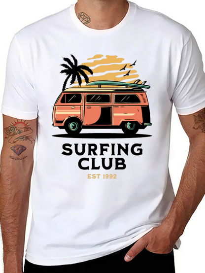 Camiseta Negra Surf Club Est 1992