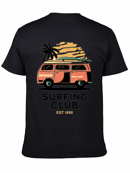 Camiseta Negra Surf Club Est 1992
