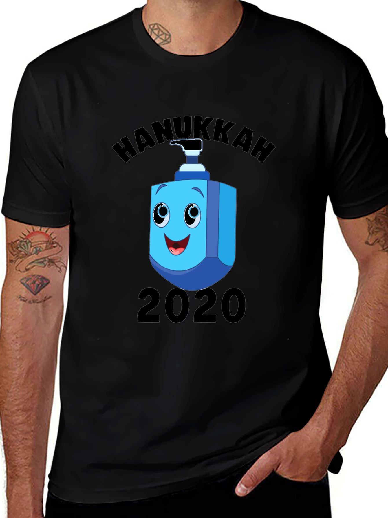 Camiseta Hanukkah 2020 con Dispensador de Gel