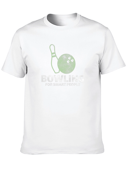 Camiseta Negra Bowling For Smart People