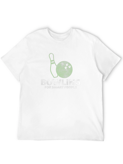 Camiseta Negra Bowling For Smart People