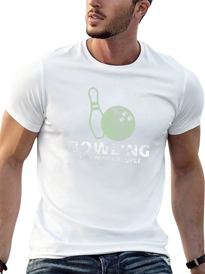 Camiseta Negra Bowling For Smart People