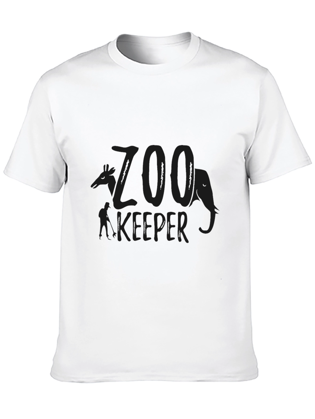 Camiseta Negra Zoo Keeper para Hombre