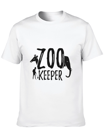 Camiseta Negra Zoo Keeper para Hombre
