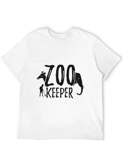 Camiseta Negra Zoo Keeper para Hombre