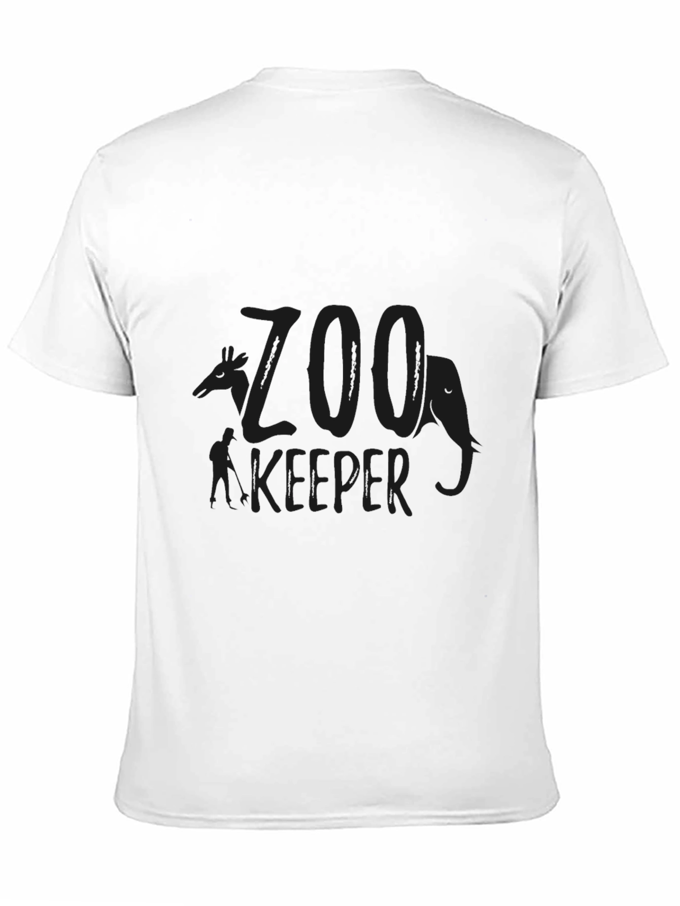 Camiseta Negra Zoo Keeper para Hombre