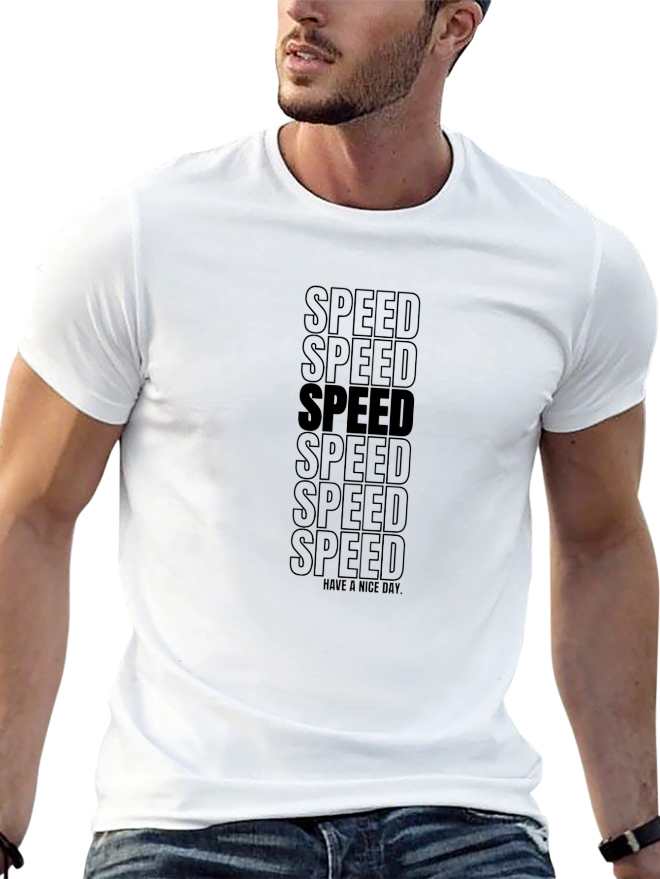 Camiseta Negra Speed: ¡A Máxima Velocidad!