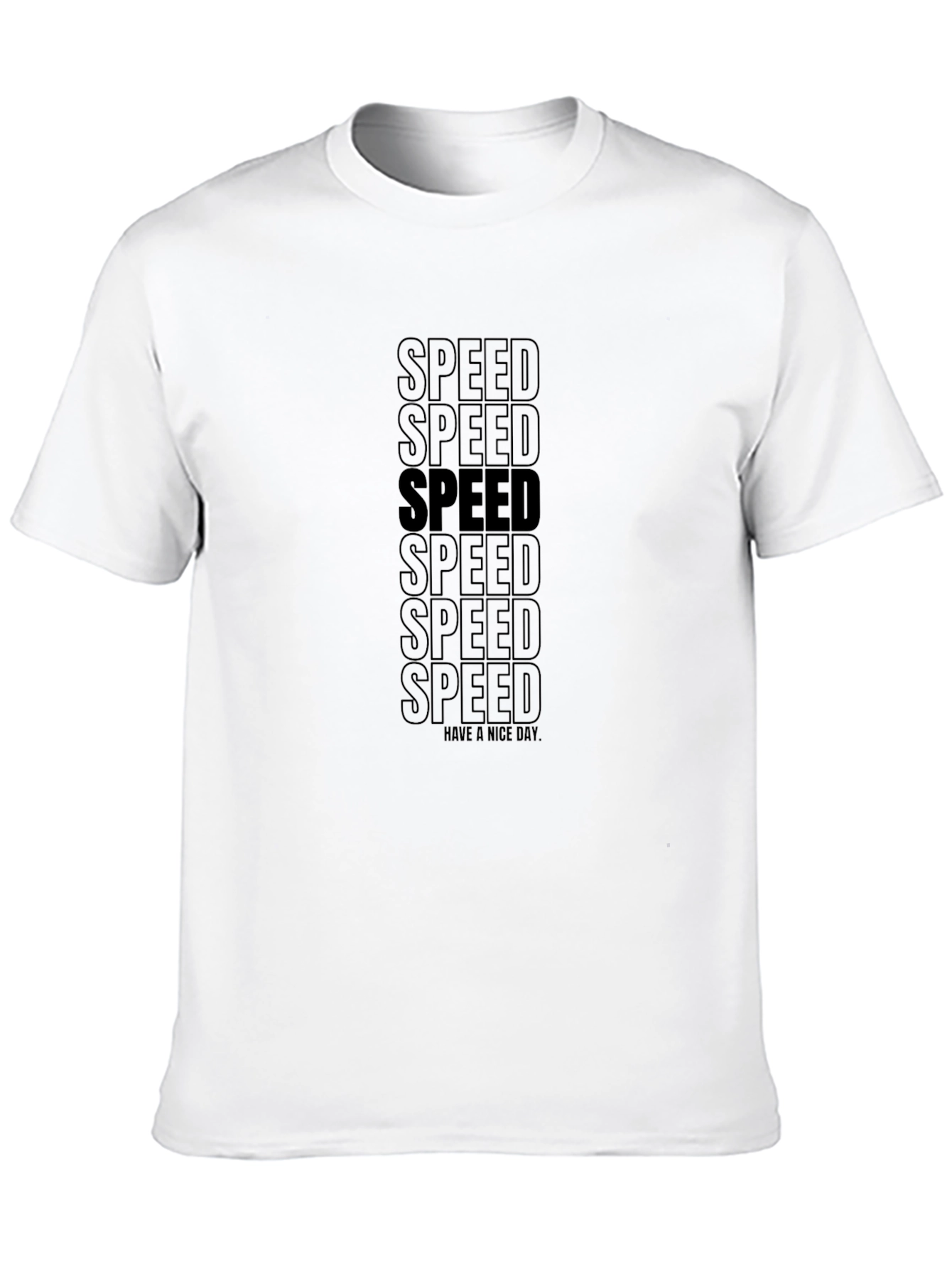 Camiseta Negra Speed: ¡A Máxima Velocidad!