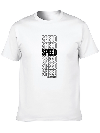 Camiseta Negra Speed: ¡A Máxima Velocidad!