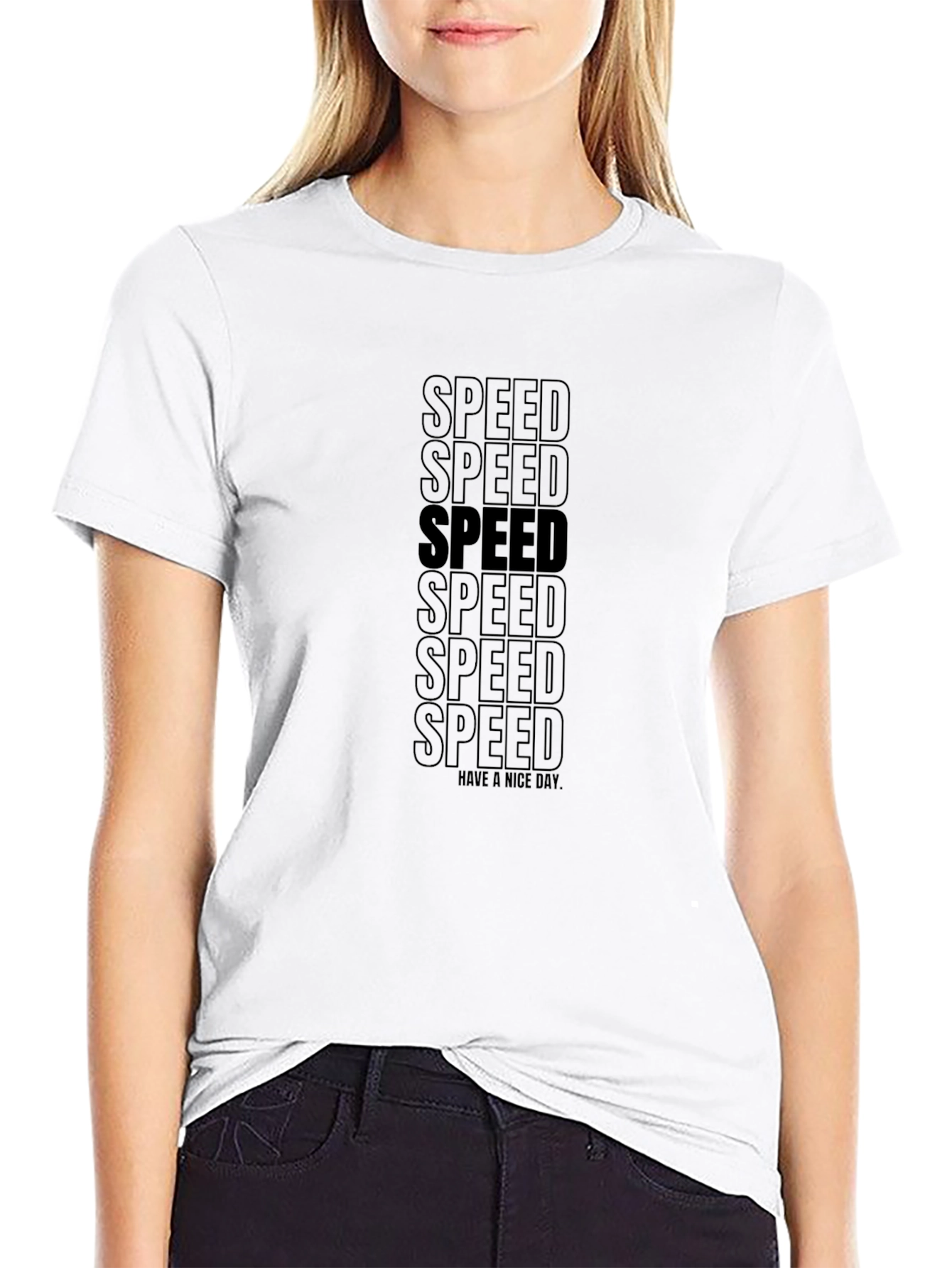 Camiseta Negra Speed: ¡A Máxima Velocidad!