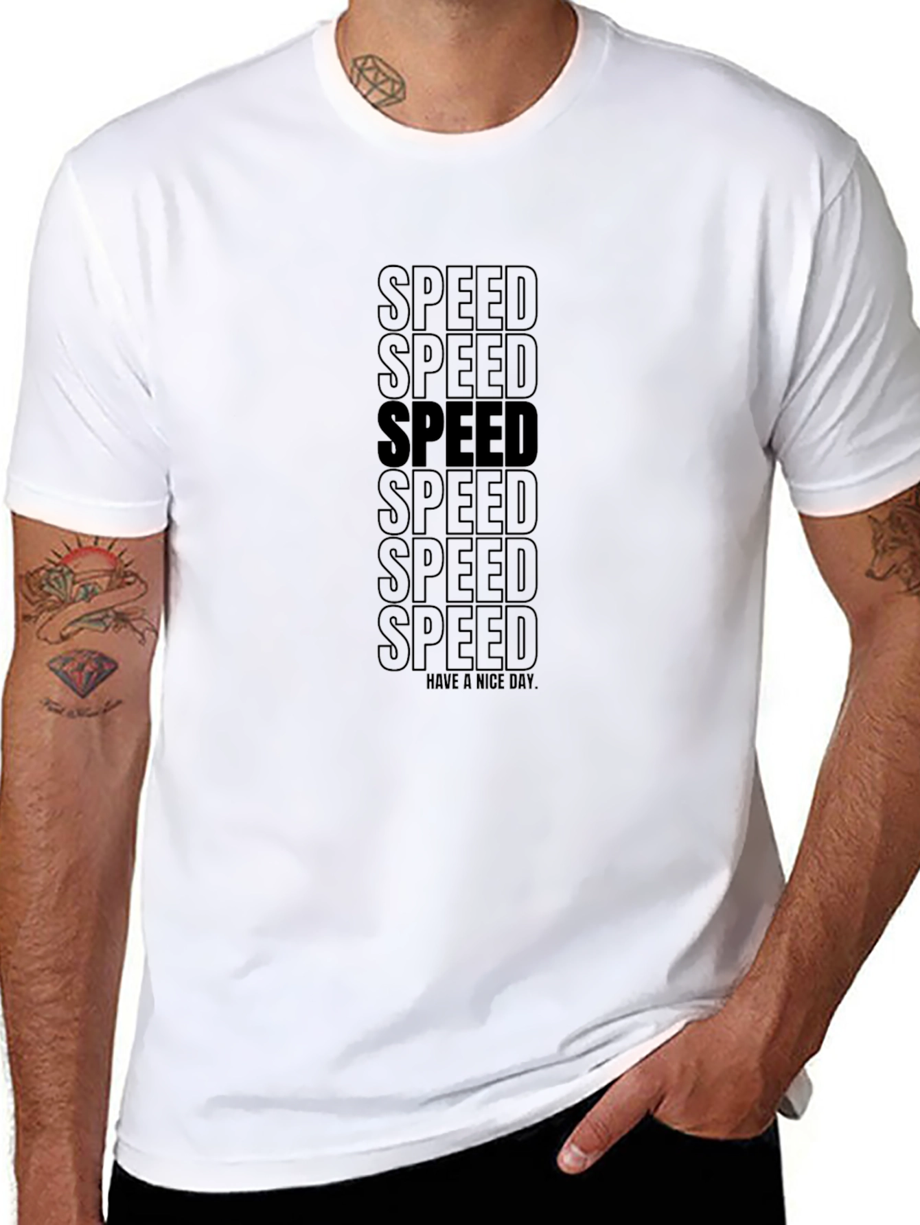 Camiseta Negra Speed: ¡A Máxima Velocidad!