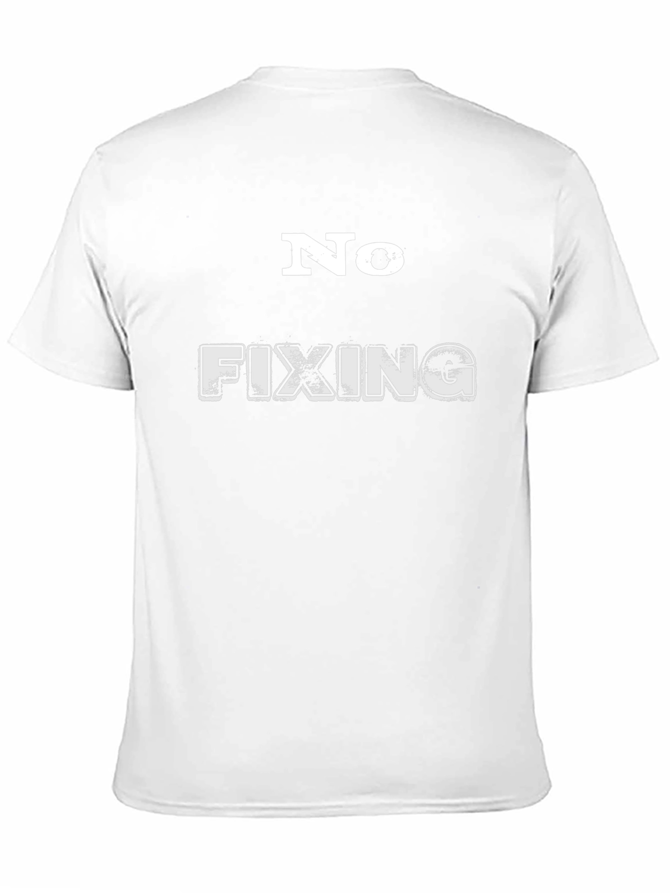 Camiseta Hombre Negra No Fixing Informal