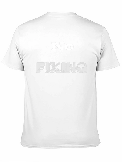 Camiseta Hombre Negra No Fixing Informal
