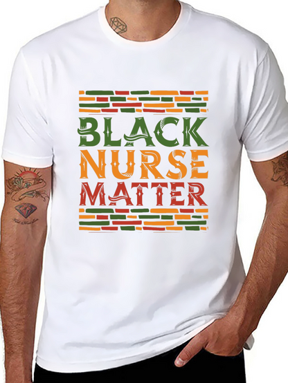 Camiseta Black Nurse Matter Algodón Unisex