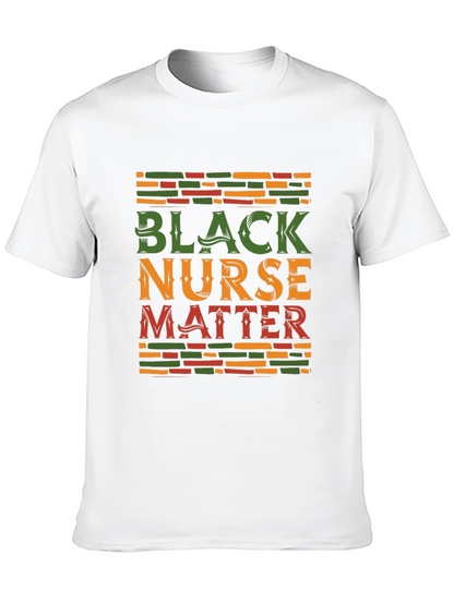 Camiseta Black Nurse Matter Algodón Unisex