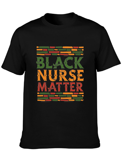 Camiseta Black Nurse Matter Algodón Unisex