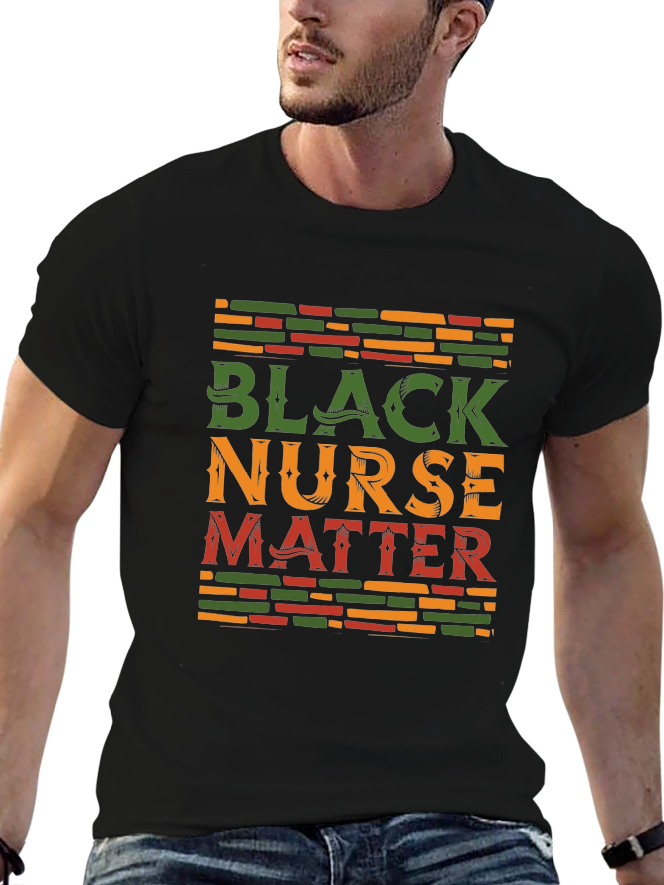 Camiseta Black Nurse Matter Algodón Unisex