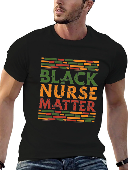 Camiseta Black Nurse Matter Algodón Unisex