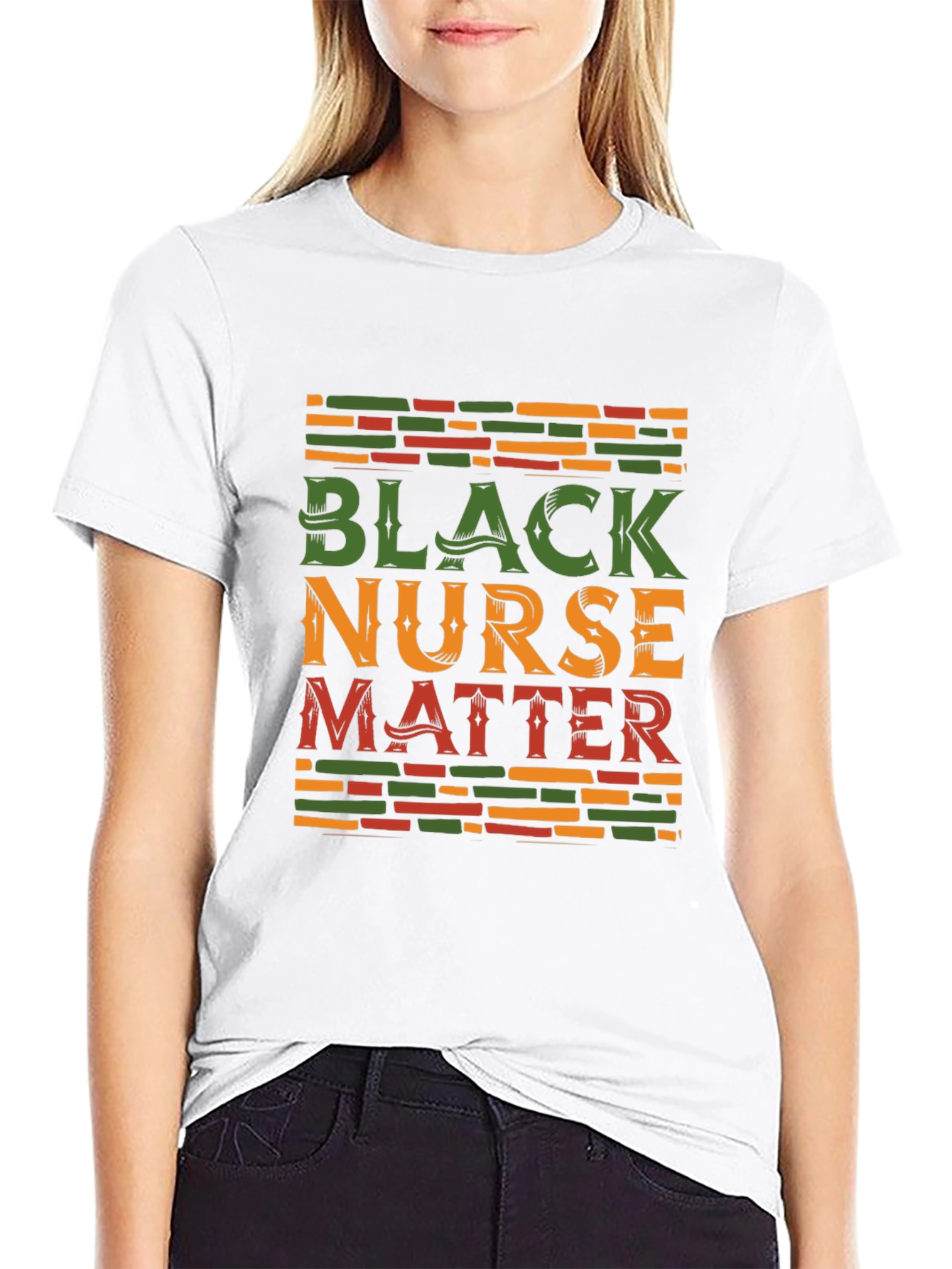 Camiseta Black Nurse Matter Algodón Unisex