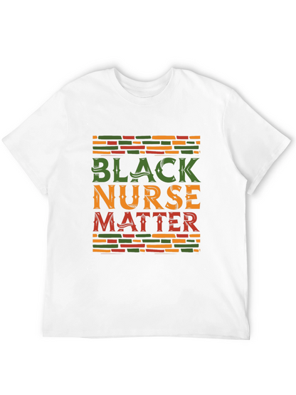 Camiseta Black Nurse Matter Algodón Unisex