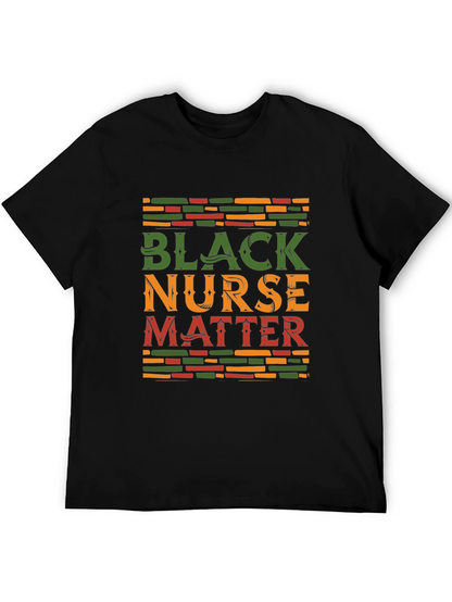 Camiseta Black Nurse Matter Algodón Unisex