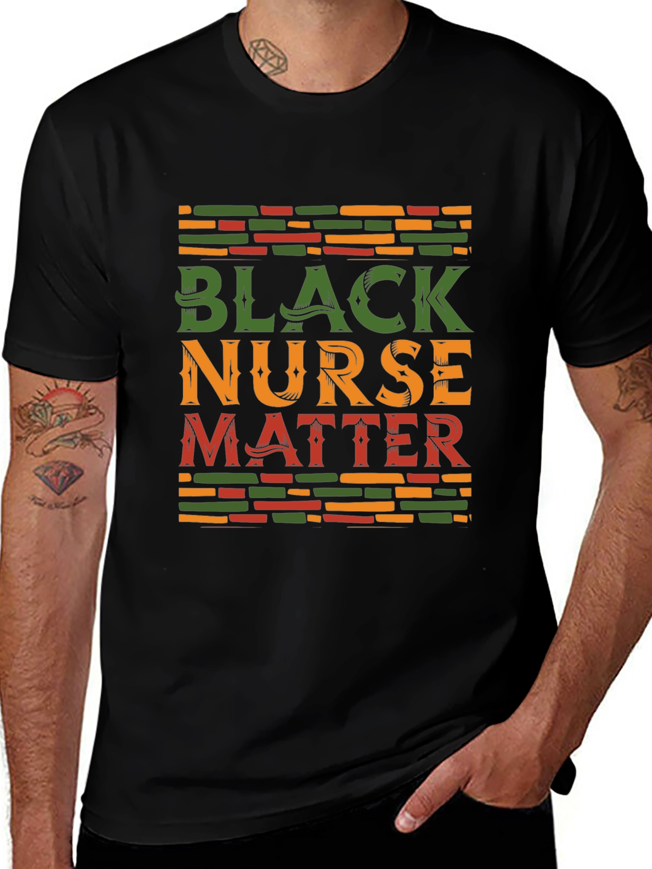 Camiseta Black Nurse Matter Algodón Unisex