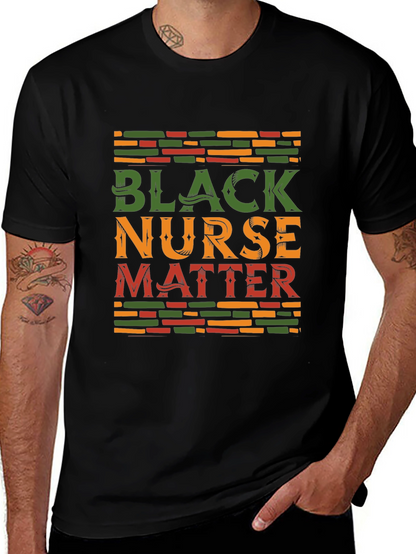 Camiseta Black Nurse Matter Algodón Unisex