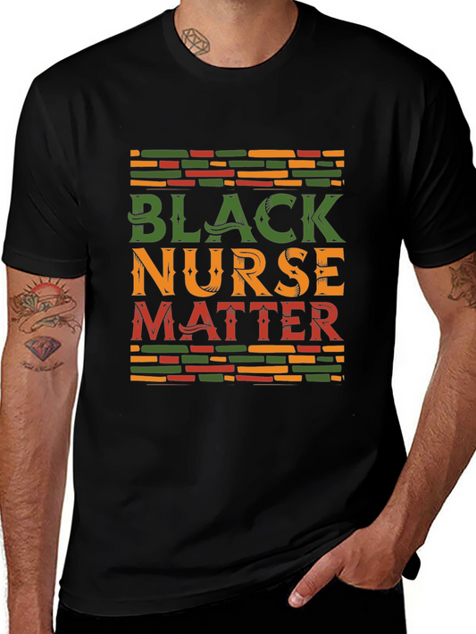 Camiseta Black Nurse Matter Algodón Unisex